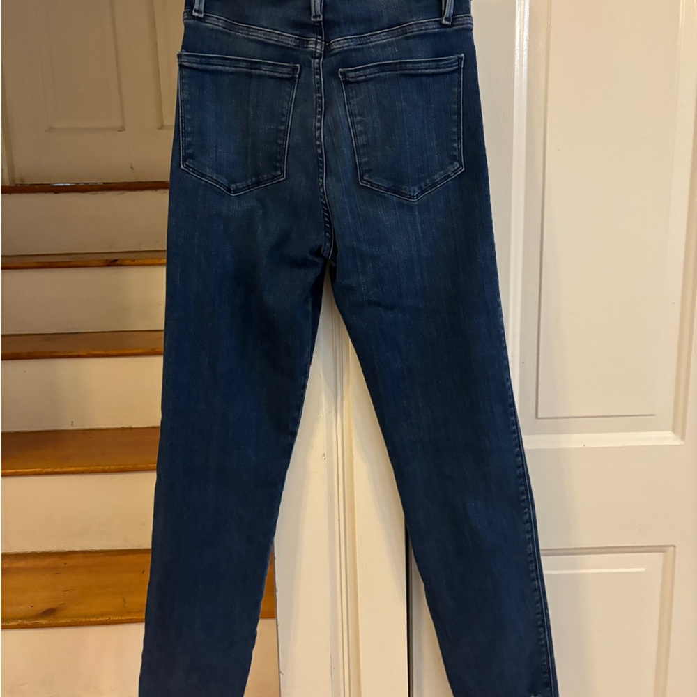 Frame Jeans Le Sylvie High Rise Straight Leg Cropped size 24 - Picture 5 of 5